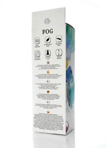 Boss Fog Dildo - реалистичный фаллоимитатор, 19.5х4.5 см (бежевый) - sex-shop.ua