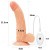 LoveToy Easy Strapon Set 8.5'' - мягкий страпон с реалистичным вибратором, 21.5х4.5 см (телесный) - sex-shop.ua