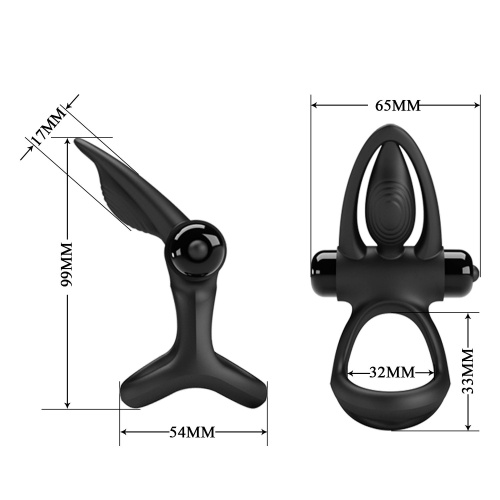 Виброкольцо Pretty Love Vibration Cock Ring