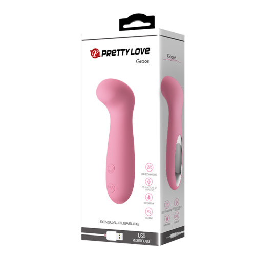 Pretty Love Grace Vibrator Light Pink - Стимулятор G-точки, 12.3 см (розовый)