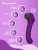 Містер Факер Caldo - Вакуумний стимулятор клітора з підігрівом, 19х3 см (фіолетовий)