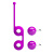 Pretty Love Kegel Tighten Up Balls III Purple - Вагинальные шарики (фиолетовый)