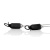 CalExotics Vibrating Nipple Pleasurizer - виброзажимы для сосков, 3,5х2 см (черный)