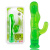 LoveToy G Spot vibrator Green - вибратор-кролик для точки G, 16х2.9 см - sex-shop.ua