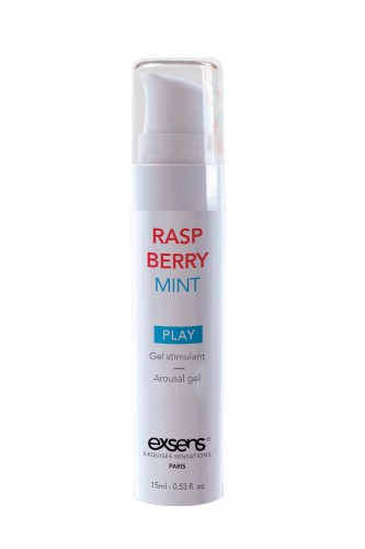 EXSENS Kissable Raspberry Mint - Стимулирующий гель для клитора или оральных ласк,15 мл (клубника) - sex-shop.ua
