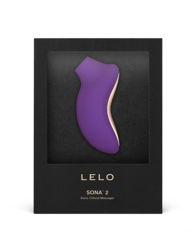 Lelo Sona 2 - Звуковий стимулятор клітора, 10х5.6 см (фіолетовий)