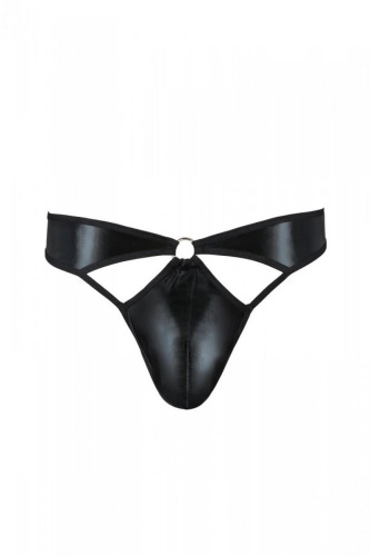Passion - 033 THONG PAUL black - Сексуальные мужские стринги, L/XL