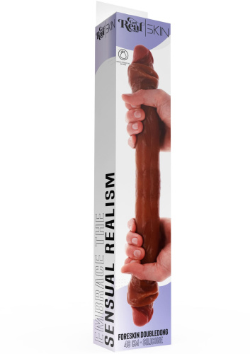 Двухсторонний фаллоимитатор Get Real Double Dong, 46 см