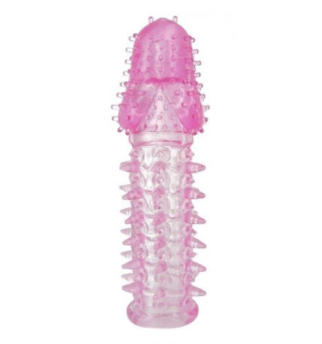 Trinity Vibes Textured Penis Extender and Vibe Sleeve - Насадка на пенис, 13.6х4.3 см - sex-shop.ua