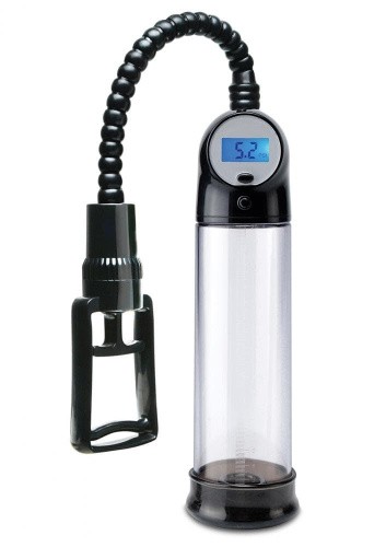 Pipedream Pump Worx Digital Power - Помпа для члена с цифровым манометром, 20х7 см