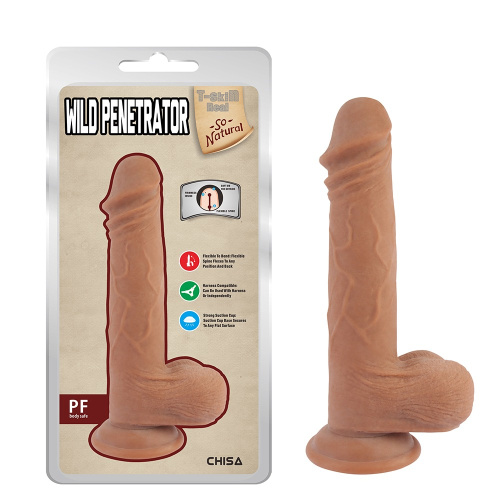 Реалистичный фаллоимитатор Chisa T-skin ReaL Wild Penetrator