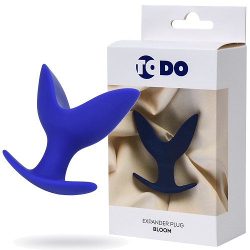 ToDo By Toyfa Bloom - Анальна пробка, 9,5х7 см (синій)