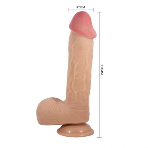 Реалистичный фаллоимитатор Pretty Love Sliding Skin 9.2", 23.4 см