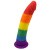 Фаллоимитатор Pride Dildo Silicone Rainbow, 14х3,6 см