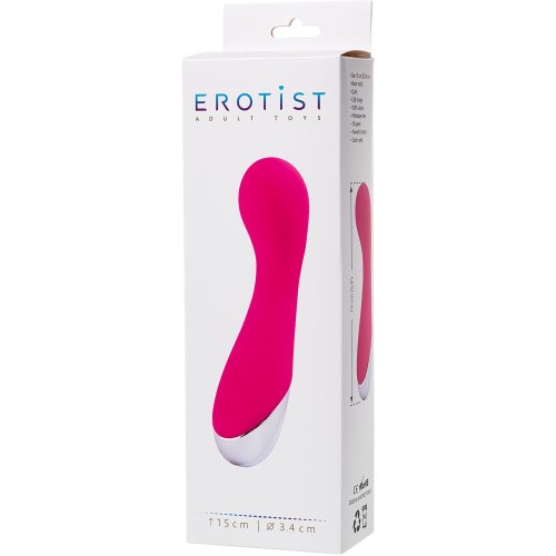 Toyfa Erotist - Вагинальный мини-вибратор, 15х3.4 см (розовый)