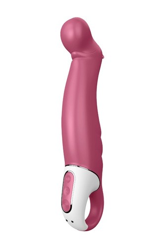 Satisfyer Vibes Petting Hippo - вибратор для точки G, 25.5х4.5 см (розовый) - sex-shop.ua