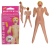 Mini Blow-Up Doll Blond Hair - Надувная мини кукла, 66 см (телесный) - sex-shop.ua