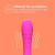 So Divine - Pash Ribbed G-spot Vibrator - Ребристый вибратор для точки G, 12.5х3.4 см (розовый) - sex-shop.ua