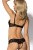 Kinga Foxy SET-131 - Комплект бюстгальтер с открытой грудью и трусики, (белый)