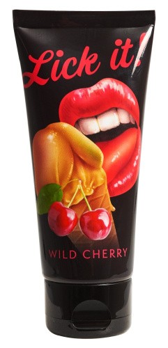 Lick It! Wild Cherry - Оральний лубрикант, 100 мл (вишня)