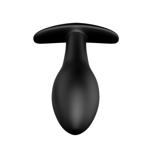 Pretty Love Vibrating Butt Plug Black - Анальна пробка с вибрацией, 8,5х3,1 см (черный) - sex-shop.ua