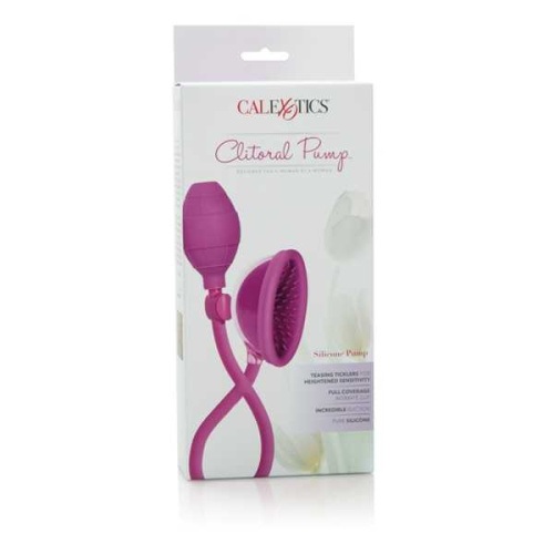 California Exotic Novelties Silicone Clitoral Pump - Женская помпа из силикона, 7.5х3.8 см (розовый)