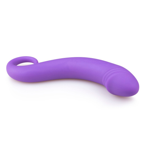 EasyToys Curved Dong - Фаллоимитатор, 17.5 см (фиолетовый) - sex-shop.ua