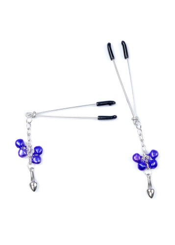 Fetish Boss Series Exclusive Nipple Clamps No.6 - Зажимы для сосков (фиолетовый)
