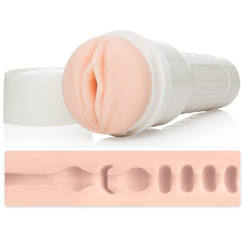 Fleshlight Girls Nikki Benz Lotus - Мастурбатор-вагина, 25.4х8 см (телесный)