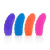 CalExotics Silicone Finger Swirls - Набор разноцветных насадок 5.8х2.5 см - sex-shop.ua
