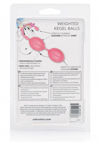 Вагінальні кульки Weighted Kegel Balls (рожевий)