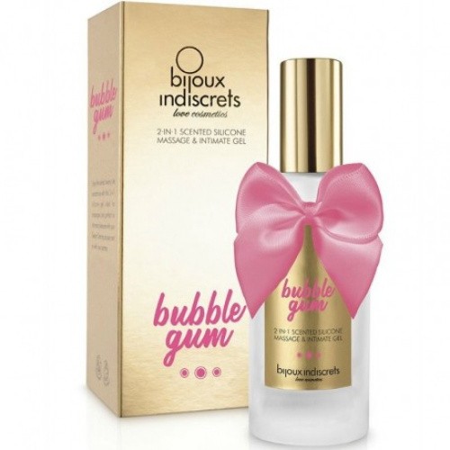 Bijoux Indiscrets Bubblegum 2 in 1 - Лубриканти на силіконовій основі для сексу та масажу, 100 мл - купити в Україні | Секс шоп SEX-SHOP.ua