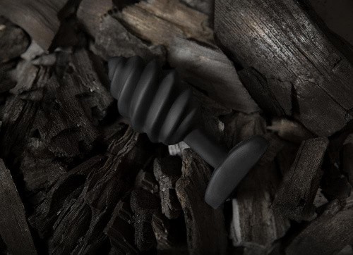Gvibe Gplug Twist-унікальна кручена анальна пробка, 8.5х3.9 см (чорний)