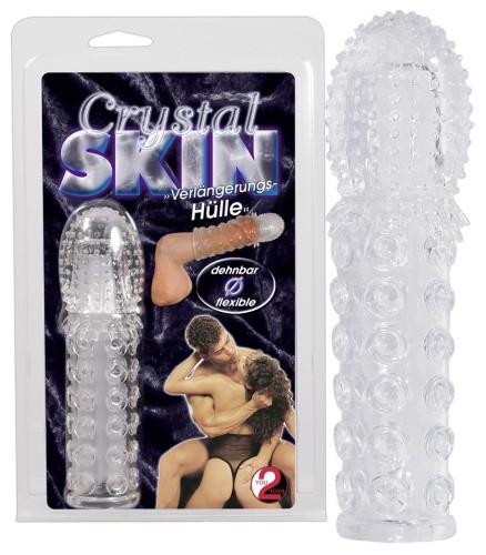 Crystal Skin Verlangerungs-H - Насадка на пенис, +4 см (прозрачный) - sex-shop.ua
