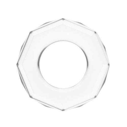 LoveToy - Power Plus Cockring 4 Clear - Ерекційне кільце, 2 см - купити в Україні | Секс шоп SEX-SHOP.ua