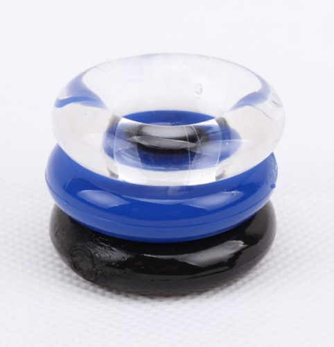 Get Lock Donut Rings Assorted - Набор эрекционных колец, 3.3 см