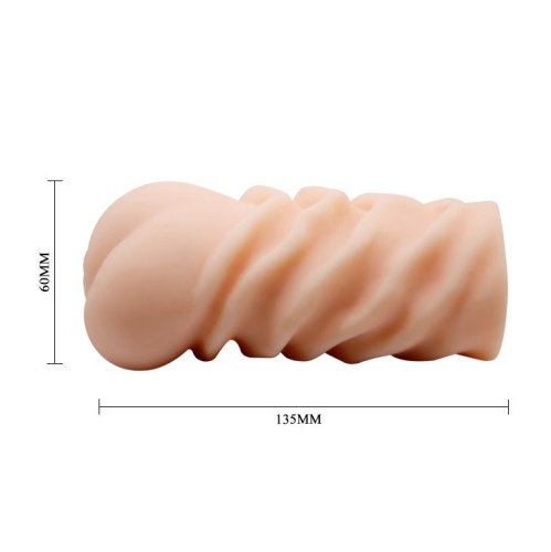 LyBaile Crazy Bull Isabel Pocket Masturbator Flesh - Мастурбатор, 13,5 см (телесный)