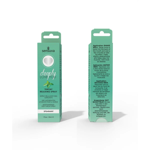 Расслабляющий спрей для минета Sensuva Deeply Love You Spearmint, 29 мл (мята)