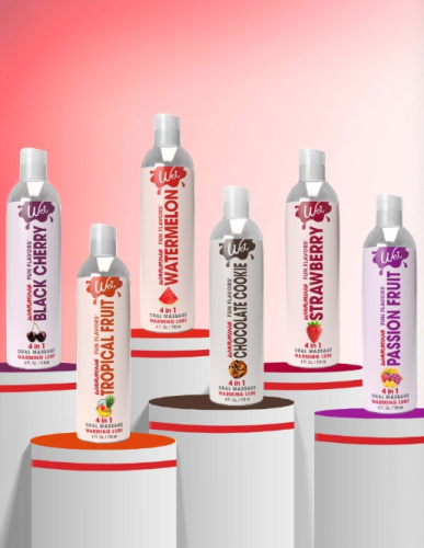 Оральная смазка со вкусом клубники Wet Strawberry 4 in 1, 30 мл