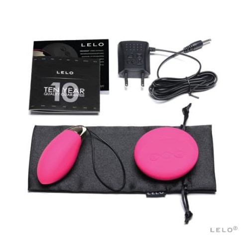 Lelo Lyla 2 Design Edition - виброяйцо с дистанционным управлением, 8х4 см (розовый) - sex-shop.ua