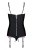 Obsessive Floweria corset UA66754  - Комплект, L/XL, (черный)
