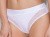 Passion PS002 Panties - Трусики с прозрачной вставкой, S (белые)