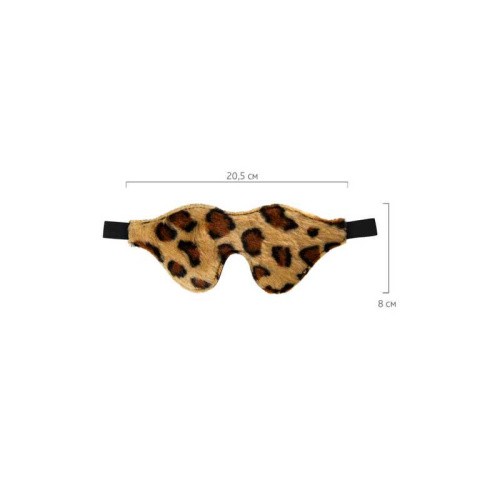 Маска Anonymo, PU шкіра, принт, 26 см - купити в Україні | Секс шоп SEX-SHOP.ua