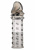 Toy Joy Power Stud Sleeve - удлиняющая насадка на член, +5 см (серый) - sex-shop.ua