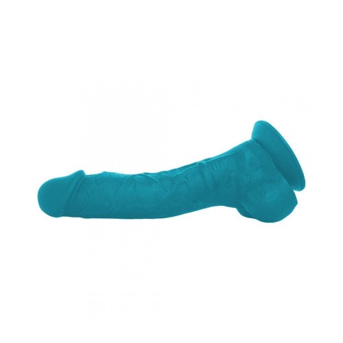 Цветной фаллоимитатор на присоске Coloursoft Soft Dildo, 13х4 см (голубой) - sex-shop.ua