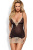 Эротичный комплект Obsessive Bisquella chemise (S/M)