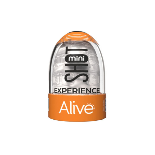 Alive Mini Masturbator - Мастурбатор, 8.5х5 см (прозрачный) - sex-shop.ua