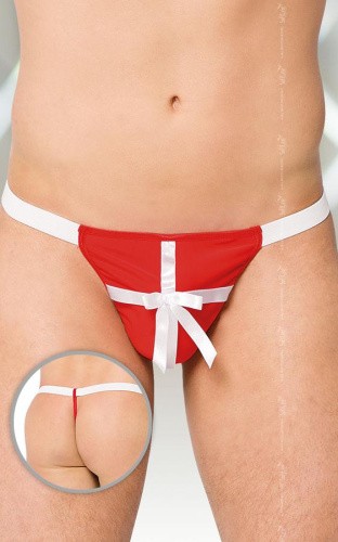 SoftLine - Thong 4439 - Трусы для мужчин Подарок, S-L (красные)