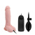 LyBaile Inflatable Vibrator With Pump Flesh - Реалистичный фаллоимитатор, 18,8 см - sex-shop.ua