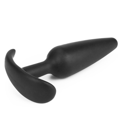 LoveToy Lure Me Butt Slim Black S - Маленька анальна пробка, 10х2.5 см (чорний)